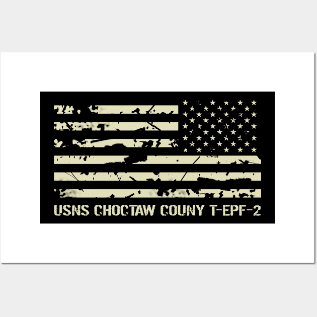 USNS Choctaw County Wall Art by Jared S Davies